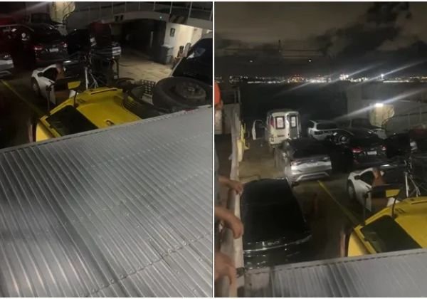 Caminhão tomba dentro de ferry-boat em Salvador e expõe risco silencioso em travessias