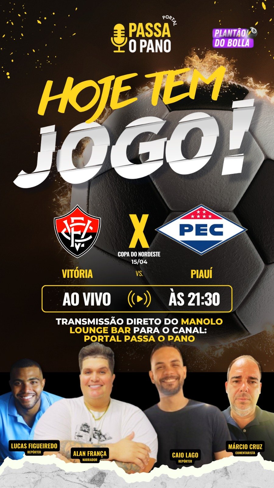 🔥 É HOJE! O Leão entra em campo e você acompanha TUDO AO VIVO no Passa o Pano! 🦁