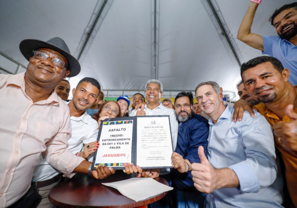 INTERIOR EM FOCO: Jerônimo autoriza pavimentação milionária e entrega melhorias em acessos turísticos de Jaguaripe