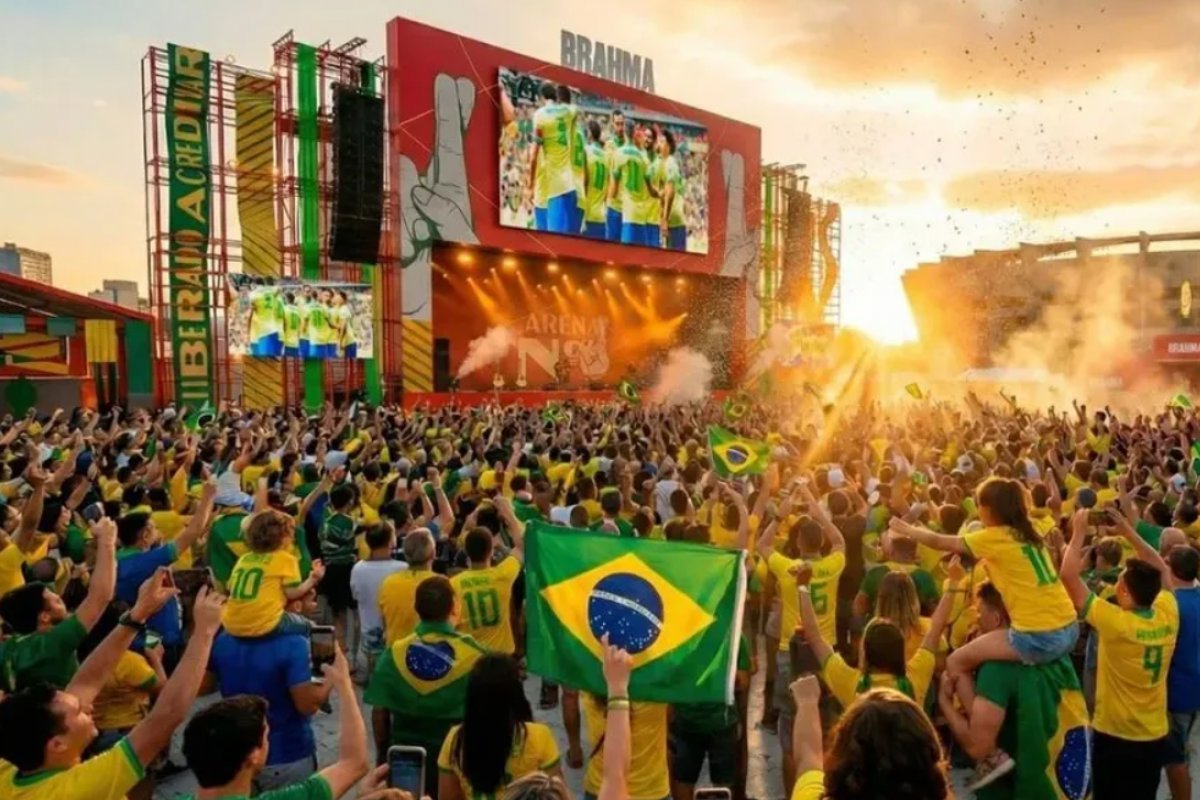Salvador vira palco da Copa: Arena Nº1 chega com jogos do Brasil, shows e festa no Comércio!