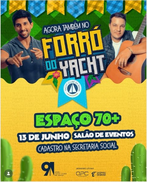 Ú Tal do Xote se apresenta no Forró do Yacht