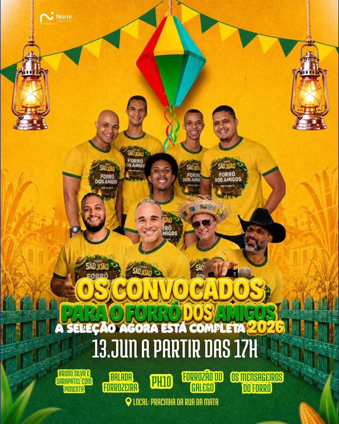 CONTAGEM REGRESSIVA PARA O FORRÓ DOS AMIGOS 2026!