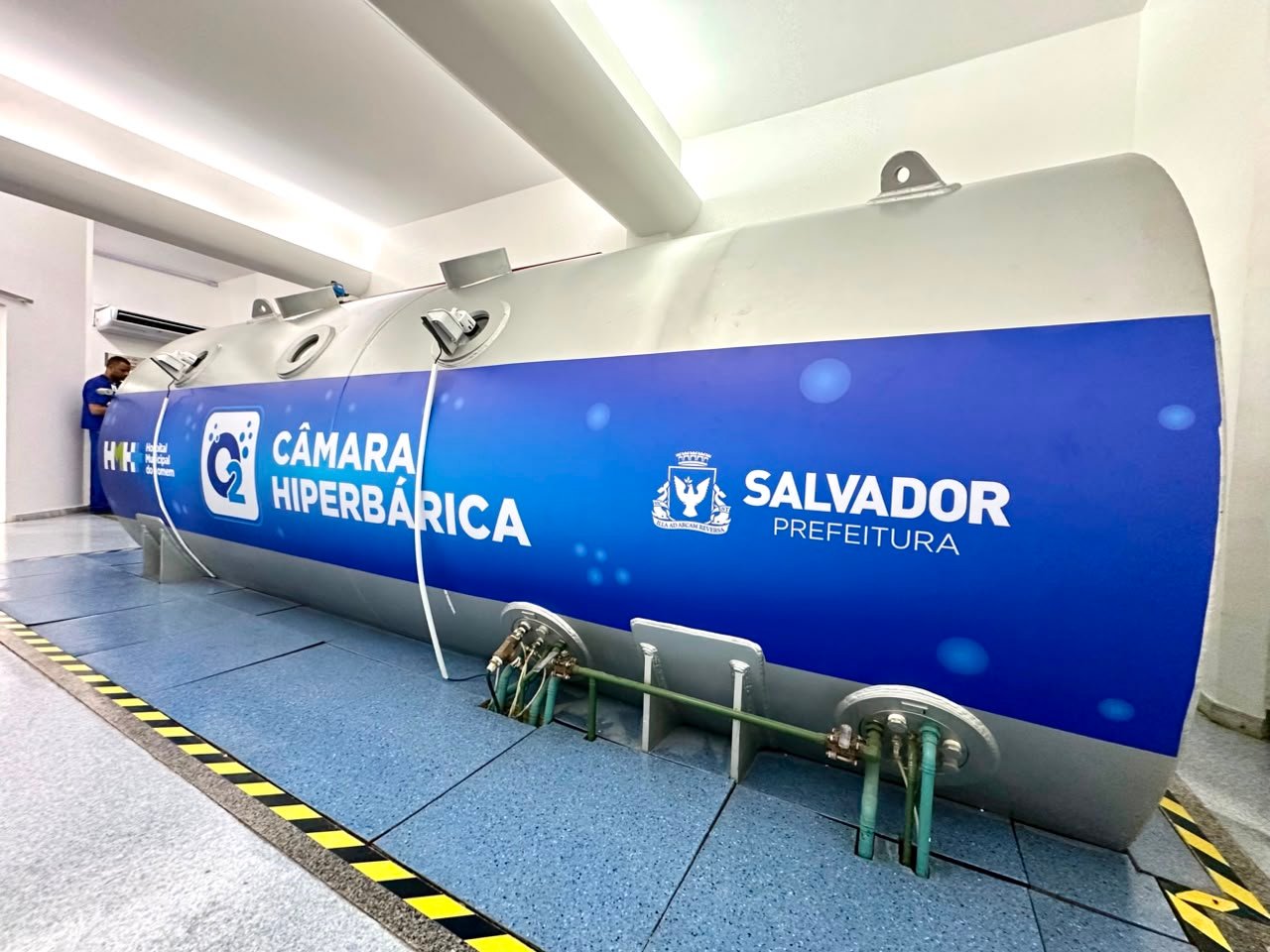 Salvador facilita acesso à avaliação para tratamento em câmara hiperbárica com solicitação pela internet