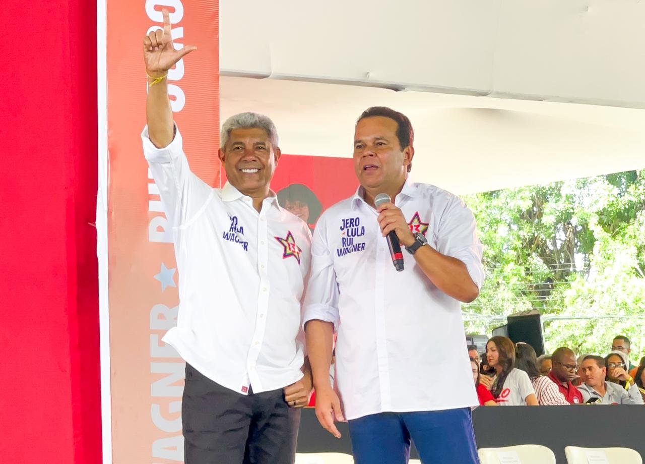 “Jerônimo é o governador-prefeito de Salvador”, dispara Geraldinho em convenção da majoritária com a presença de Lula