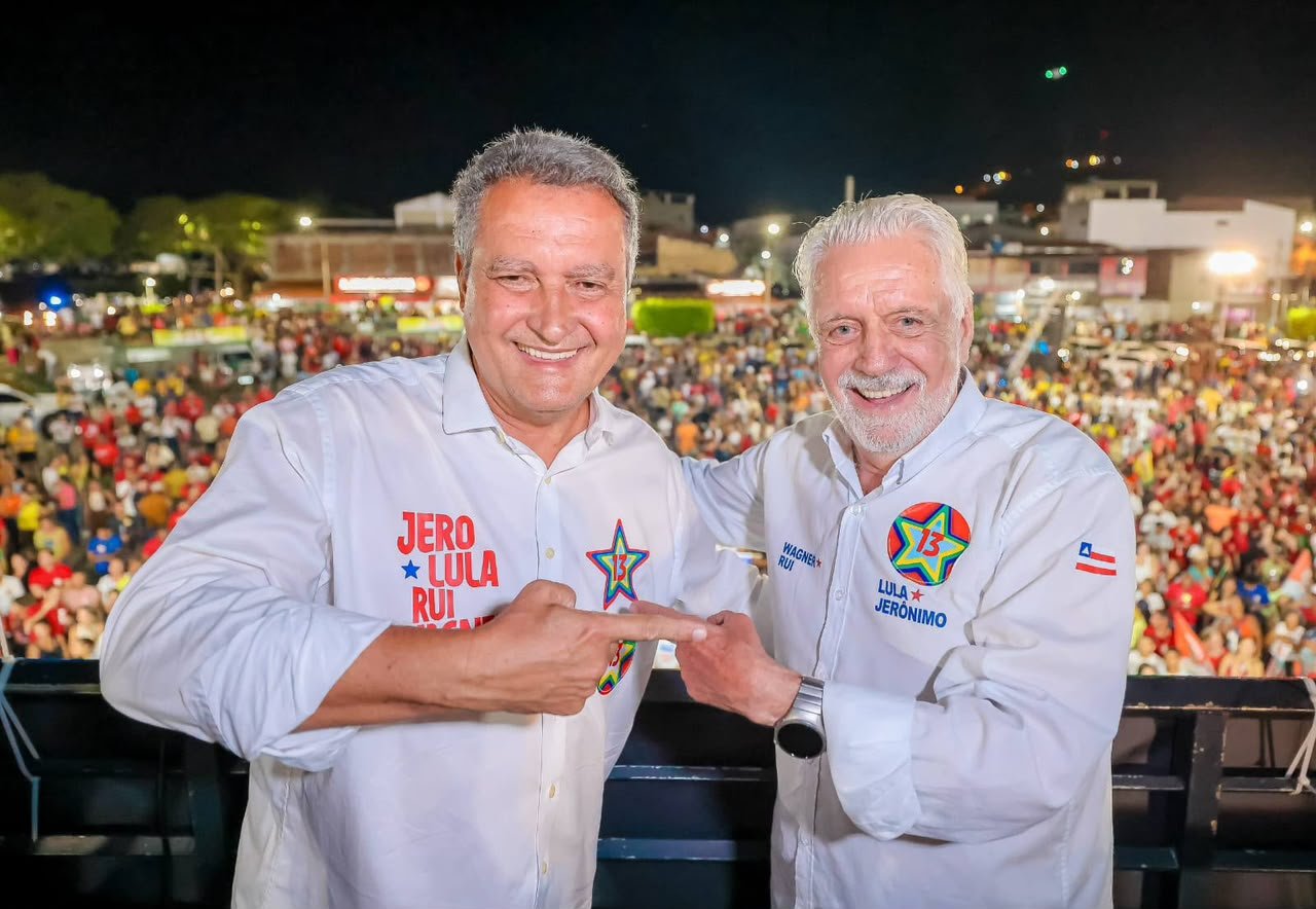 No 7 de setembro, nova propaganda de Wagner e Rui convida eleitor a comparar projetos de “defensores da democracia” e “golpistas”