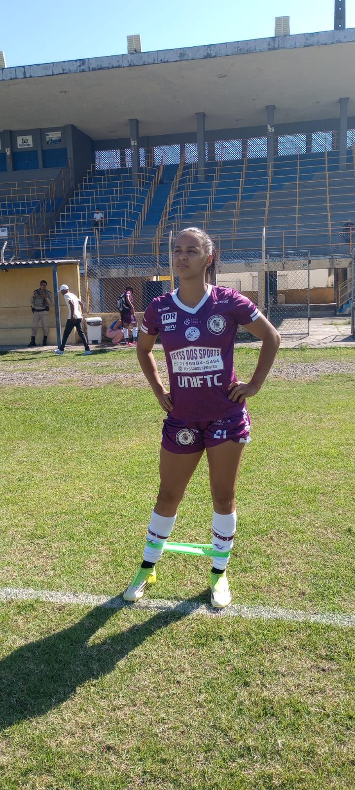 Destaque do Jacuipense Feminino, Bia Intensifica preparação de olho no duelo contra o Barcelona de Ilhéus