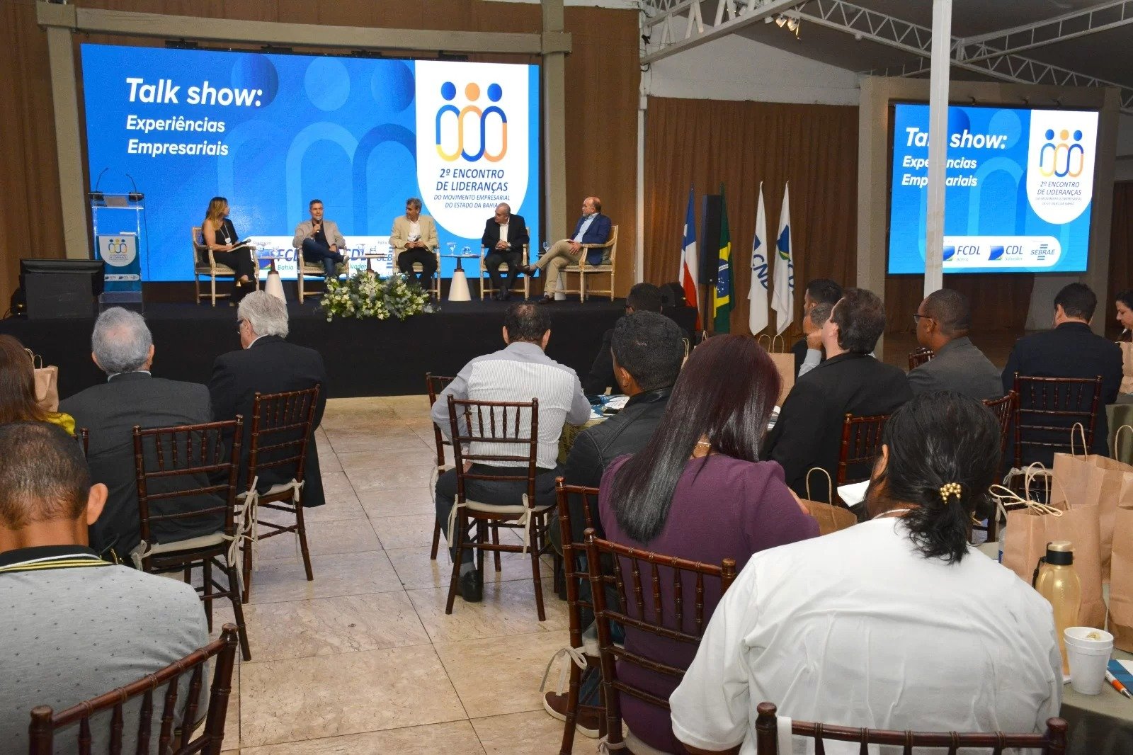 FCDL Bahia, CDL Salvador e CDLs da Bahia, com o patrocínio do Sebrae-BA,