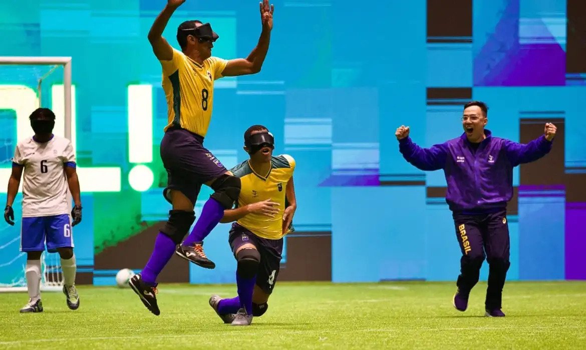 Brasil é hepatcampeão da Copa América de futebol de cegos em SP
