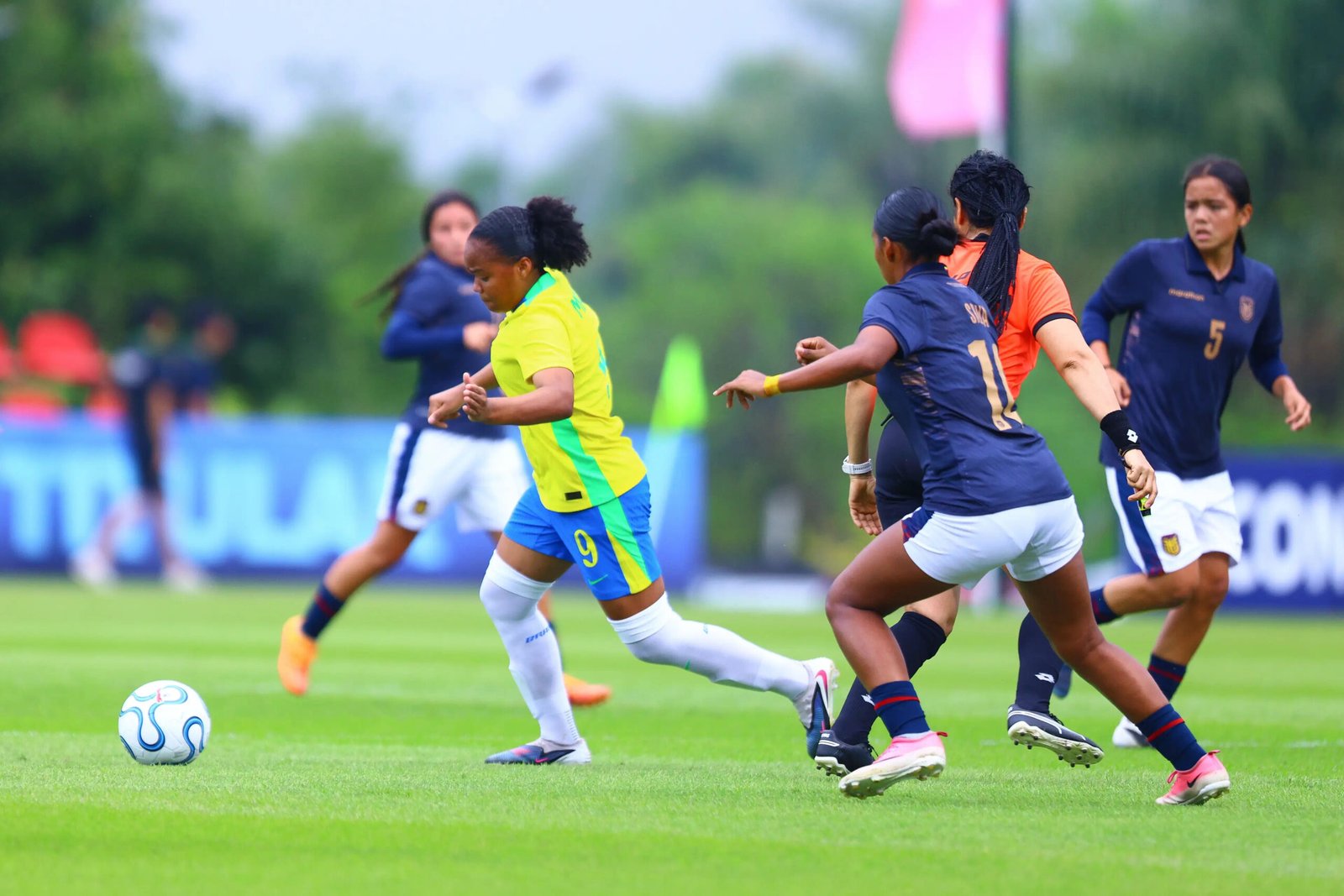 Seleção Feminina empata com Equador na estreia da Liga Evolução Sub-15 da Conmebol