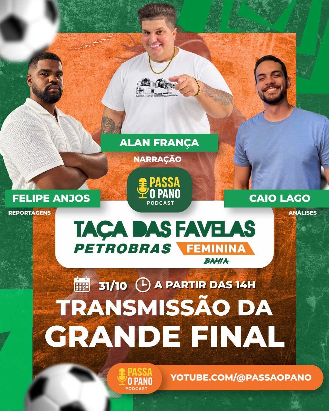 Taça das Favelas Bahia 2026: grande final reúne Santo Amaro, Lauro de Freitas, Irecê e Gandu neste sábado (31)