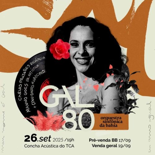 Concerto da OSBA reúne 11 artistas para homenagear Gal Costa