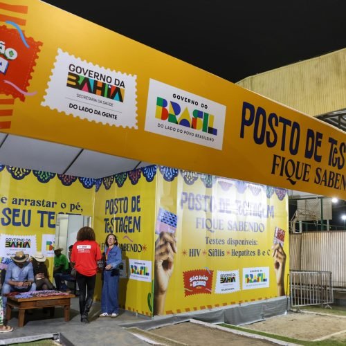 Iniciativa da Sesab, estratégia de testagem para ISTs soma mais de 1,6 mil exames em três dias e se consolida no São João de Cruz das Almas