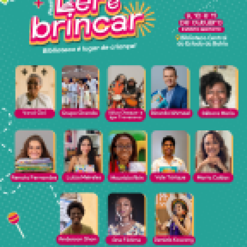 Governo da Bahia apresenta Festival “Ler e Brincar” na Biblioteca Central do Estado