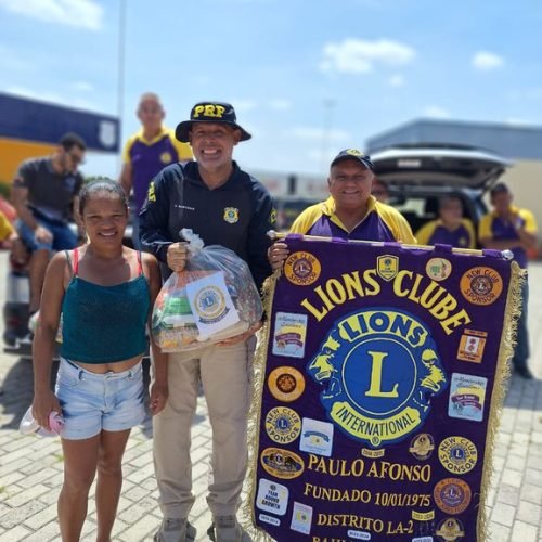 PRF e Lions Clube Promovem Campanha “Alívio da Fome” em Paulo Afonso (BA)