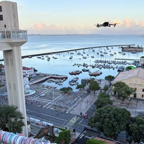 Prefeitura de Salvador inova no monitoramento aéreo avançado durante a Lavagem do Bonfim