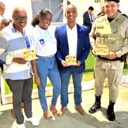 Conder é homenageada em evento de segurança no Pelourinho