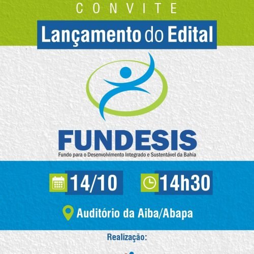 Edital 2026 do Fundesis: lançamento será na próxima terça-feira 14 de outubro