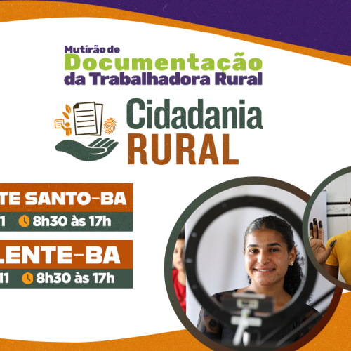 Cidadania Rural leva mutirão de documentos e serviços gratuitos ao Território do Sisal