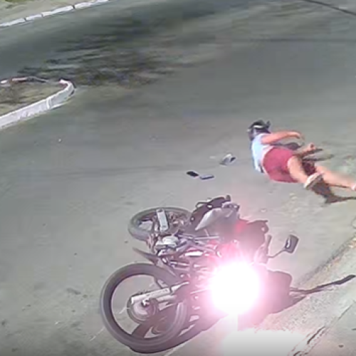 Motociclista atropela corredora em Serrinha
