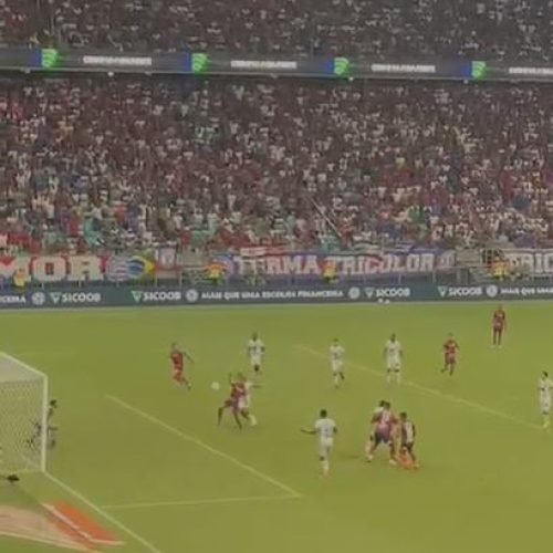 Jean Lucas o craque do jogo Ba-Vi  