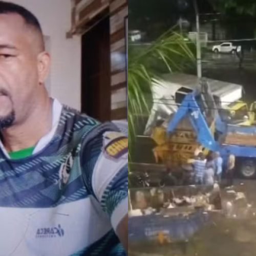 Tragédia na Avenida Garibaldi: trabalhador da limpeza urbana morre em acidente brutal