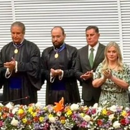 Ivana Bastos marca presença em posse no TRE-BA e destaca união dos poderes pela democracia