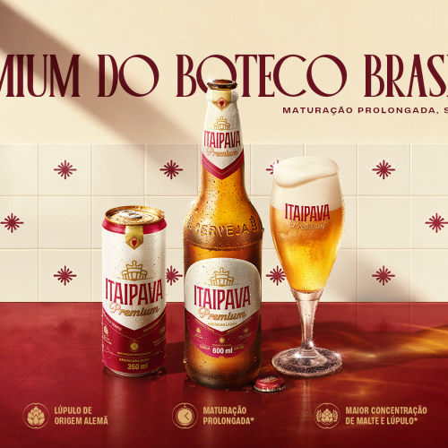Grupo Petrópolis celebra a cultura de boteco com o lançamento de nova embalagem de Itaipava Premium