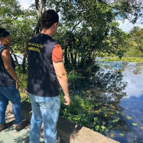 Lagoa Timeantube tem  novo vazamento de esgoto e prefeitura acionar a embasa