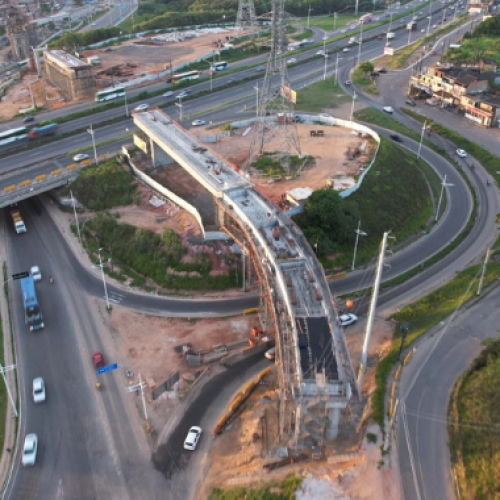 Parte da estrada do Derba será interditado para avanço das obras do VLT