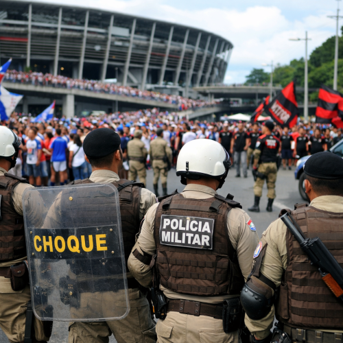 PM define esquema de segurança para o Ba-Vi da final do Baiano com quase 500 policiais