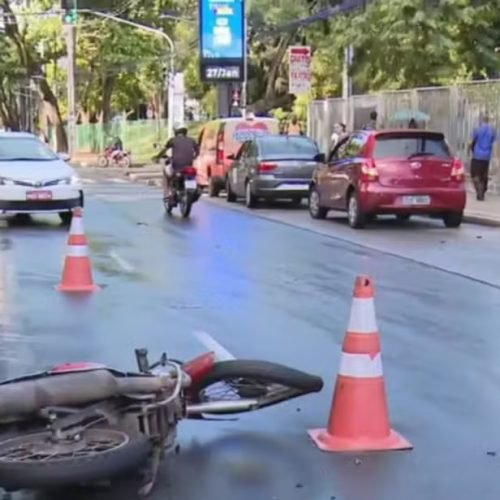 Motociclista morreu após queda de moto em Ondina