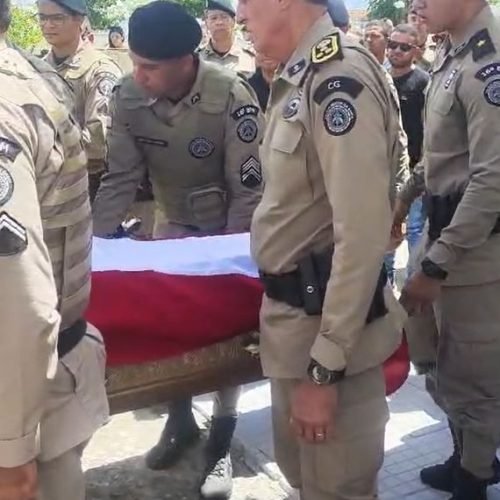 PM é sepultado em alagoinhas com honrarias