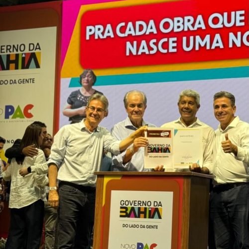 Farsa desmontada: aliado de ACM Neto reclama de exclusão, mas Jerônimo já havia autorizado obra para Santo Estêvão