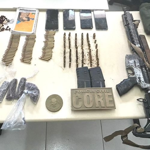 Operação da Polícia Civil no Recôncavo tem balanço três mortos e grande apreensão de munições