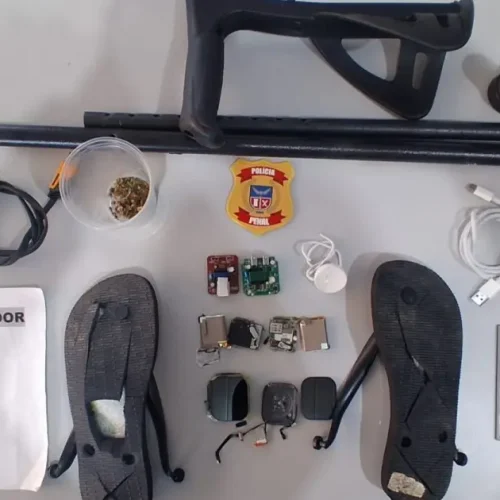 Idosa é pega pelo Bodyscan da Seap