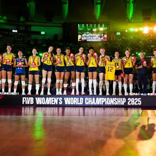 Brasil garante bronze no Campeonato Mundial de vôlei feminino