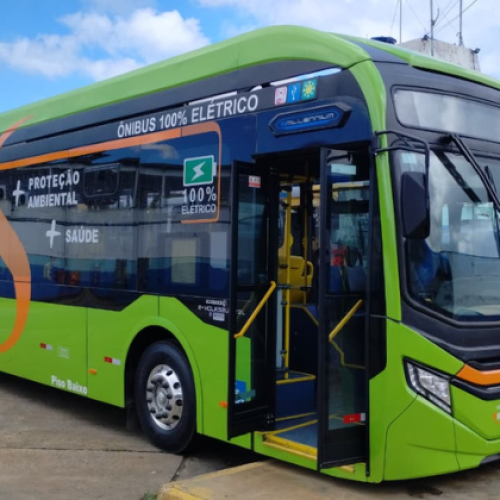 Salvador testa ônibus 100% elétrico no sistema BRT
