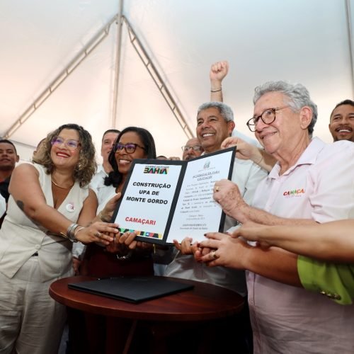Unidade SAC é entregue e junto com a  pavimentação em Abrantes, Arembepe litoral de Camaçari