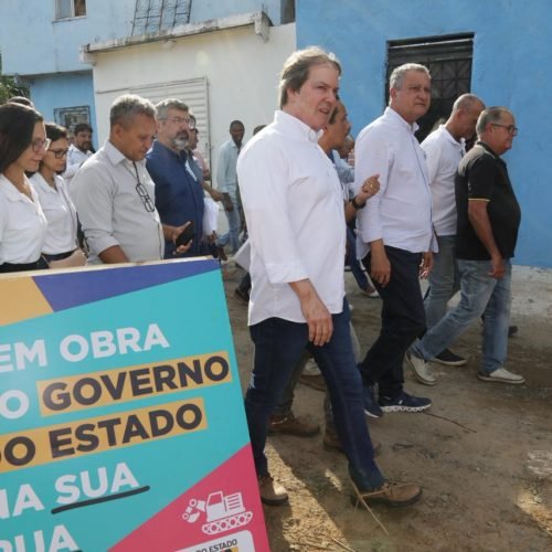 Ministro Rui Costa realiza vistoria macrodrenagem na Cidade Baixa