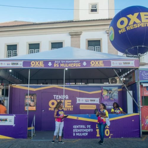 Tendas Oxe, me respeite! começam a funcionar nesta quinta-feira em três circuitos do Carnaval