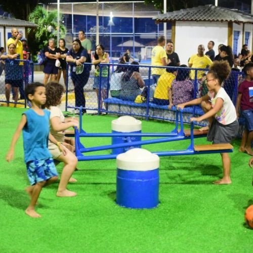 Prefeitura inaugura nova praça em Castelo Branco com quiosques, parque infantil e academia