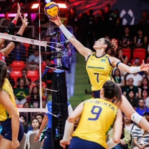 Brasil x França pelas quartas de final do Mundial de Vôlei Feminino 2025