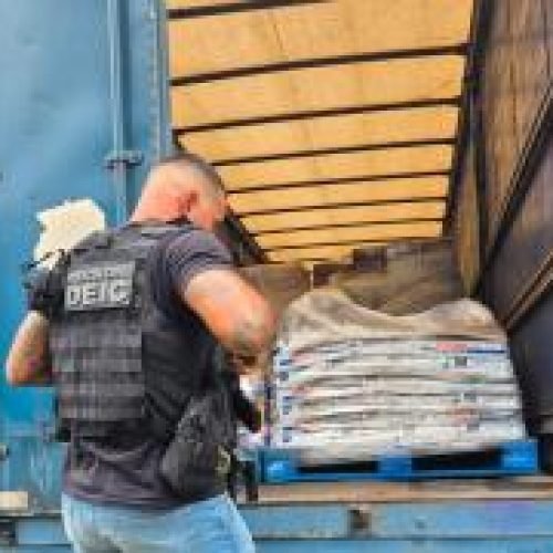 Polícia civil recupera carga estimada em R$ 200 mil em Salvador