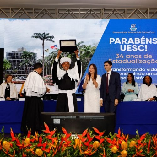 Governador Jerônimo Rodrigues a receber título de Doutor Honoris Causa pela Uesc
