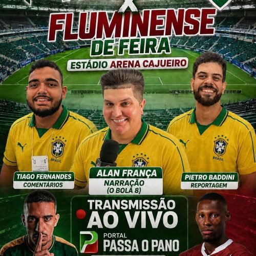 FEIRA X FLUMINENSE AO VIVO: O Bicho vai pegar na Arena Cajueiro! | Passa o Pano