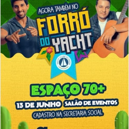 Ú Tal do Xote se apresenta no Forró do Yacht