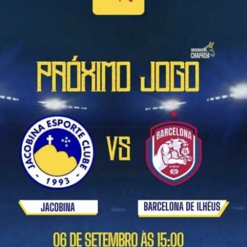 Baianão Feminino 2026: Jacobina e Barcelona de Ilhéus estreiam neste domingo (06)