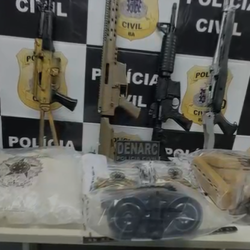 Operação Solo Seguro combate tráfico e armamento pesado em Salvador