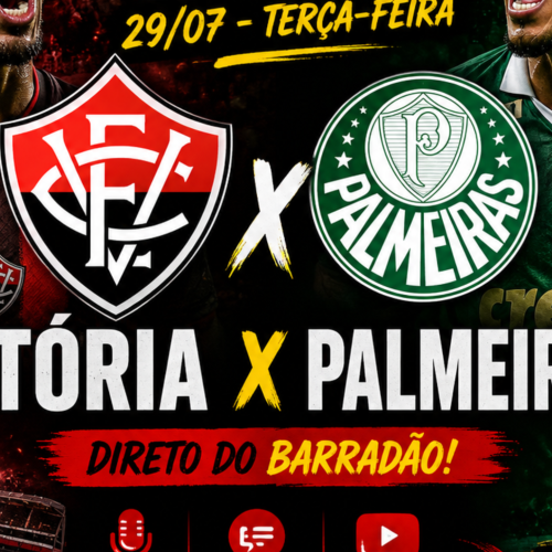 Vitória x Palmeiras no Barradão | Brasileirão 2026
