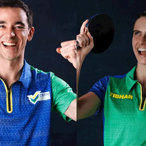 Hugo Calderano e Bruna Takahashi são campeões do Pan-Americano nos EUA